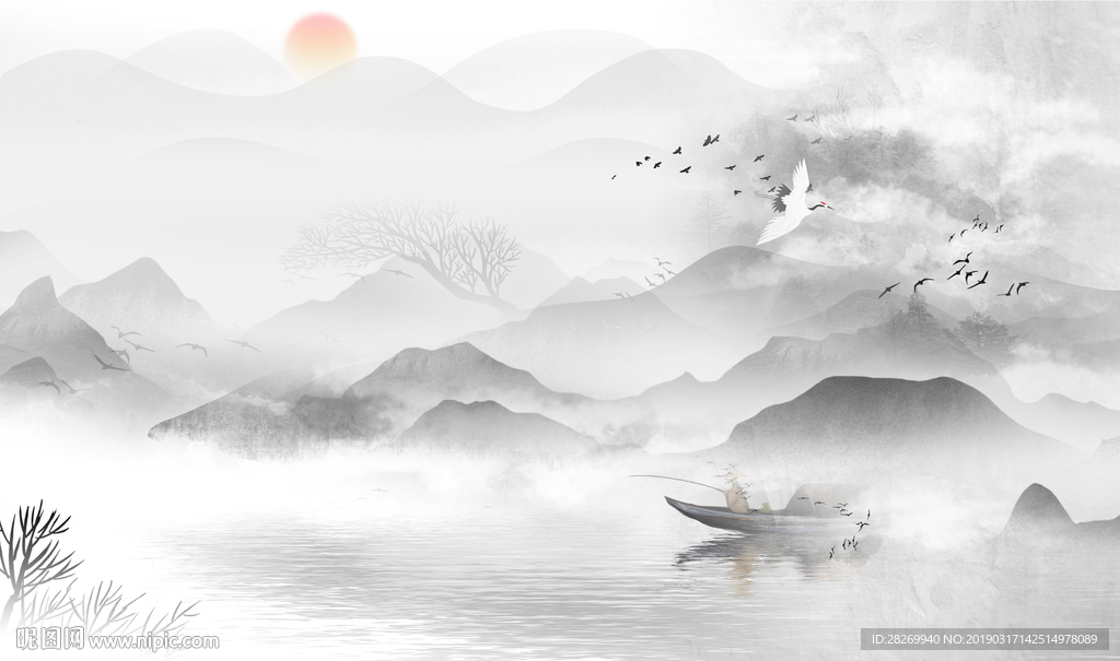 水墨画