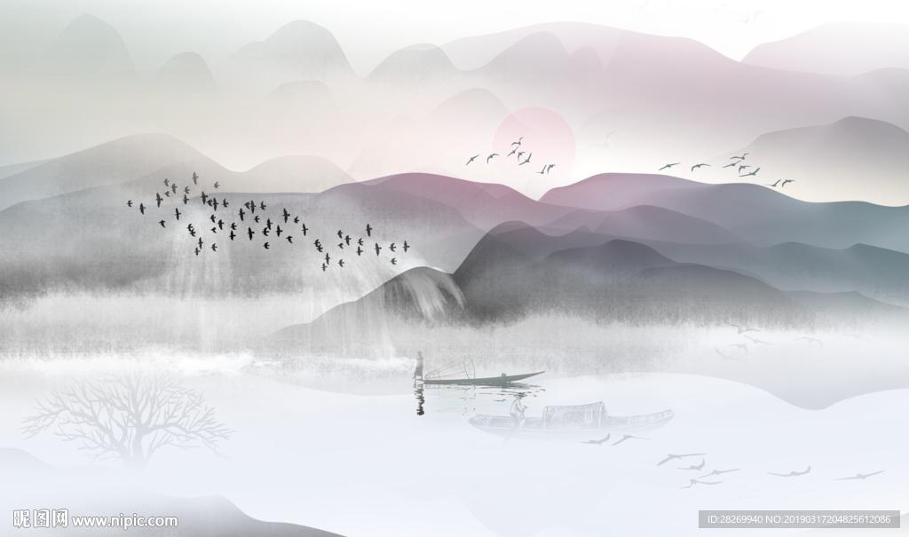 意境山水画