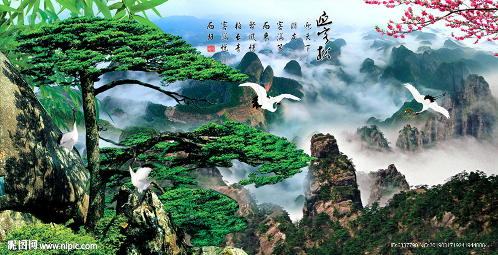 黄山迎客松