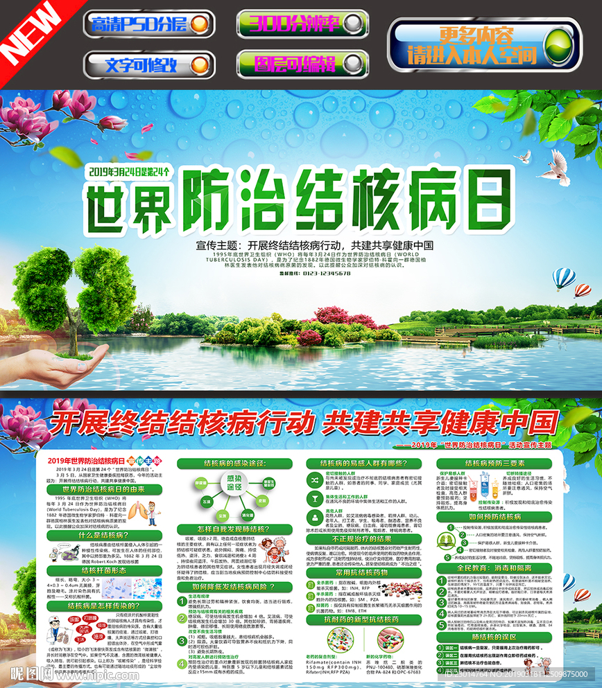2019结核病日宣传栏
