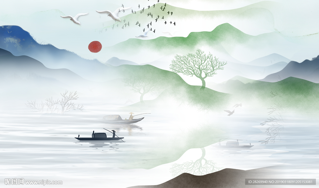 抽象水墨