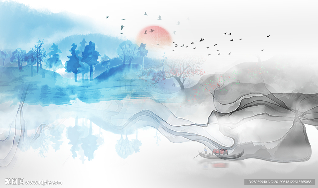 水墨山水