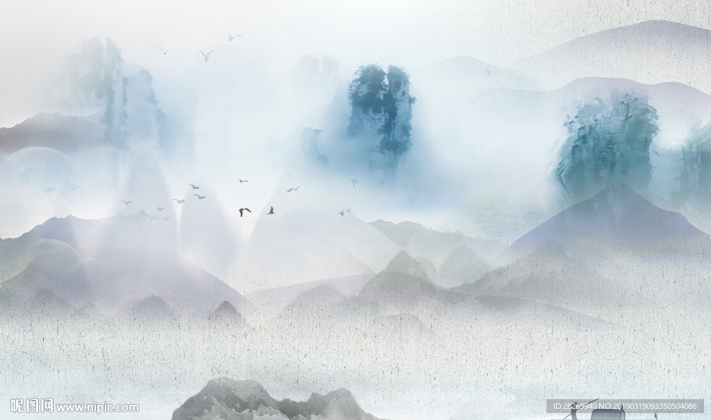 禅意山水画