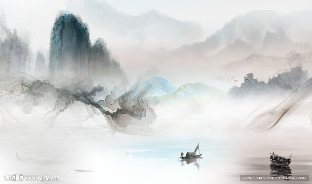 新中式山水
