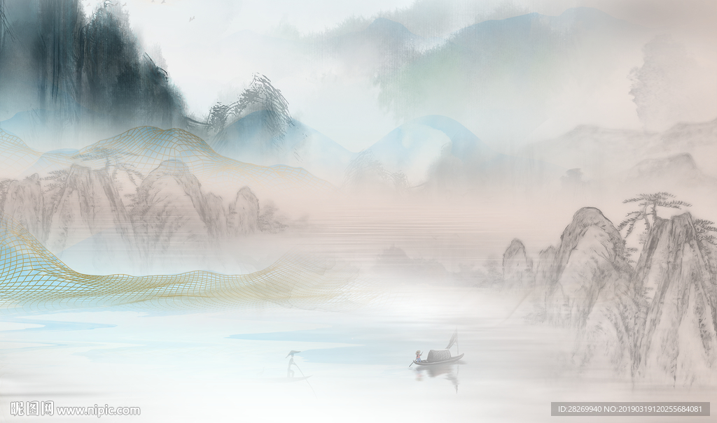新中式山水