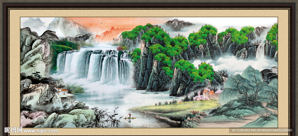 山水风景图