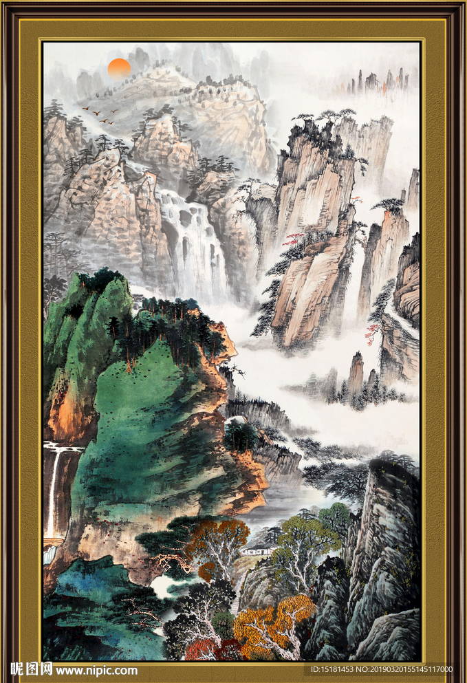 山水风景图