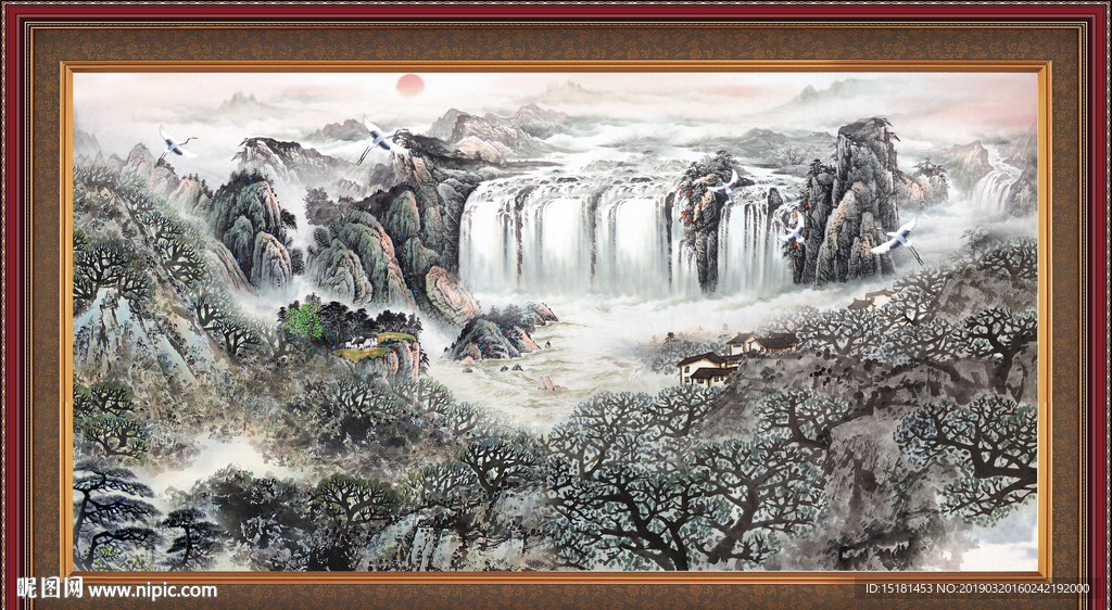 山水风景图