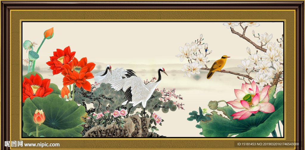 荷花图