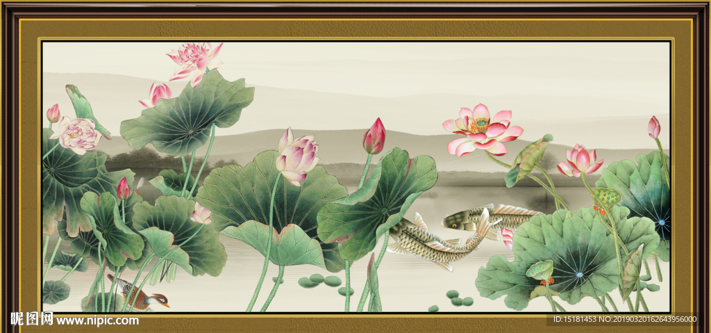 荷花图