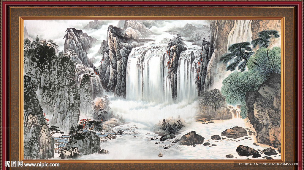 山水风景图