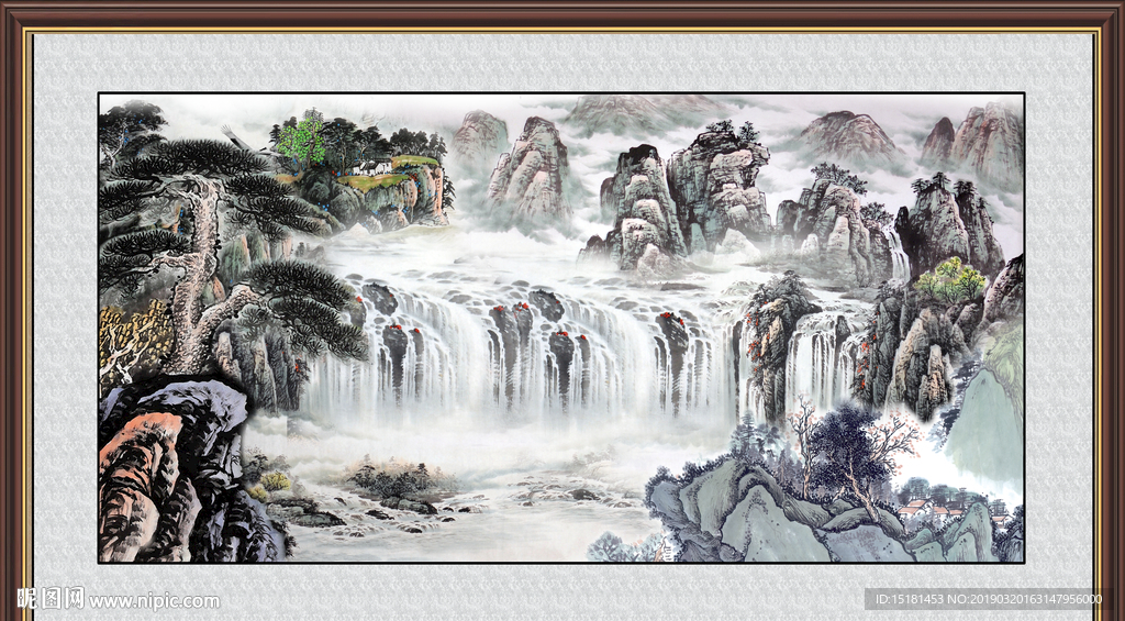 山水风景图