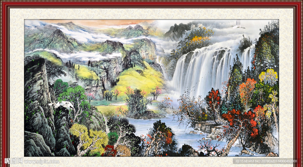 山水风景图
