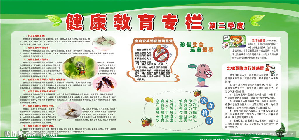 春季健康教育专栏