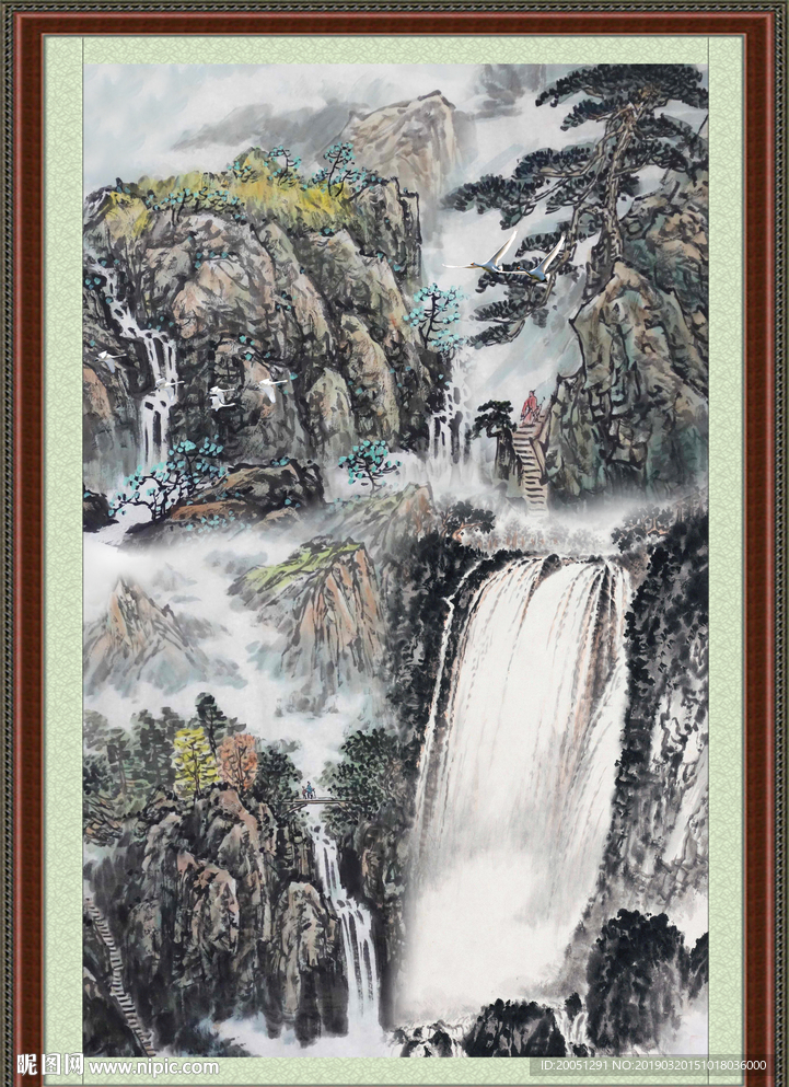 巨幅山水画