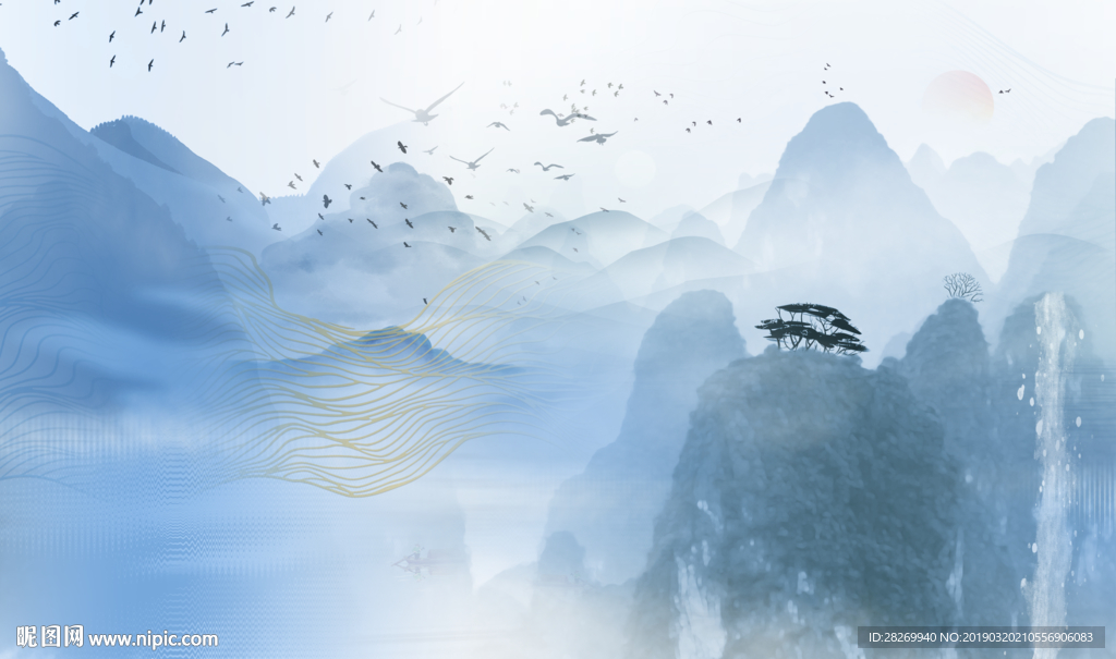 新中式山水