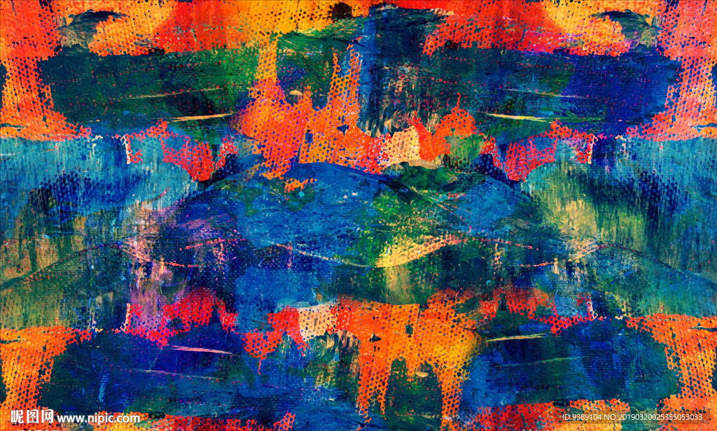 抽象油画