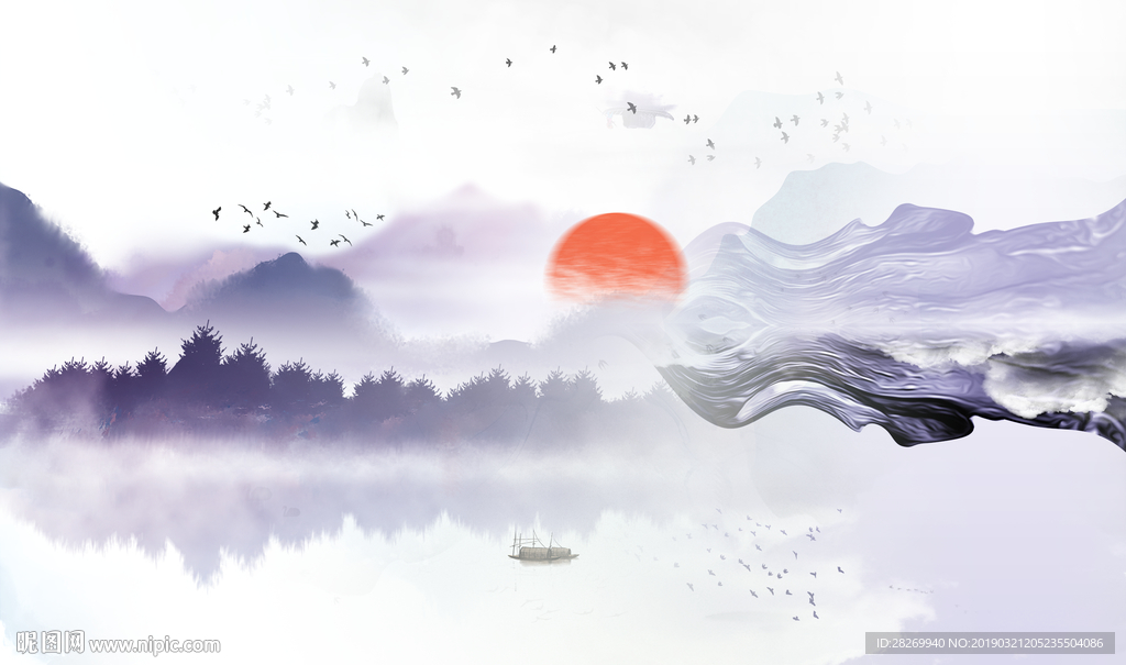 新中式背景