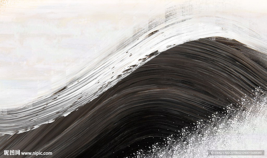 抽象油画