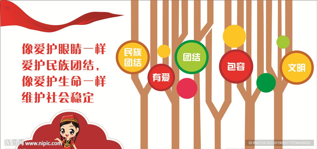 民族团结文化墙
