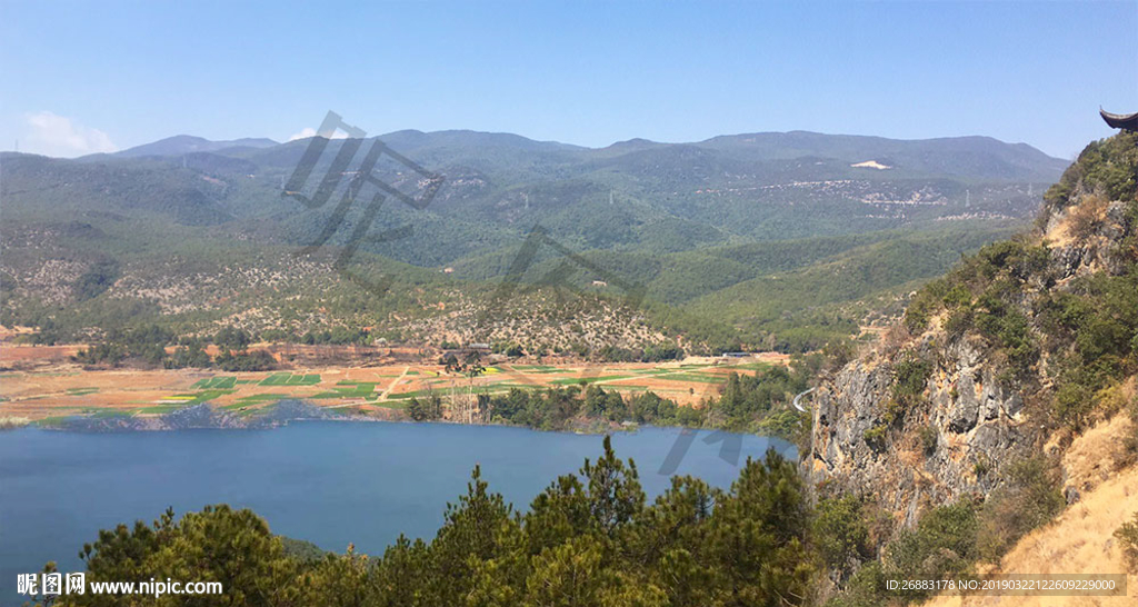 山水风景合成设计