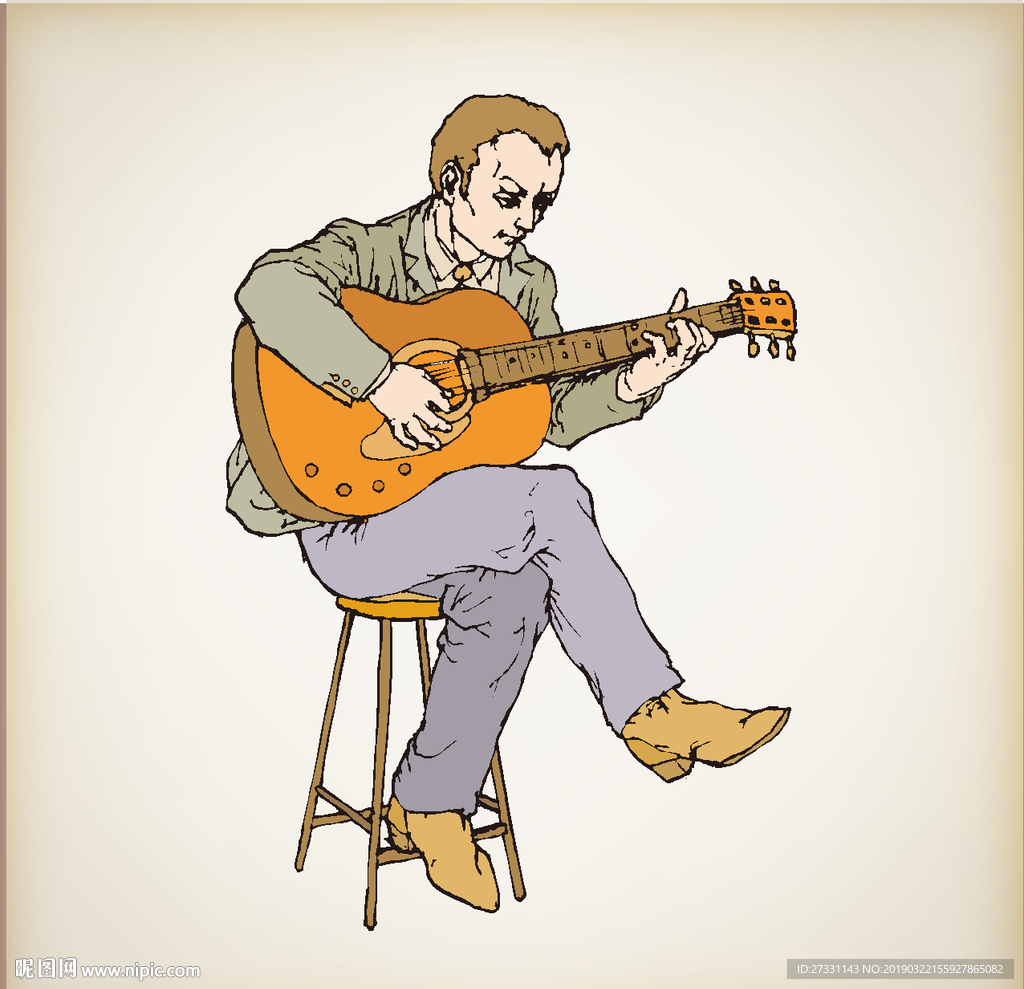 音乐 舞蹈 插画 乐器 壁画