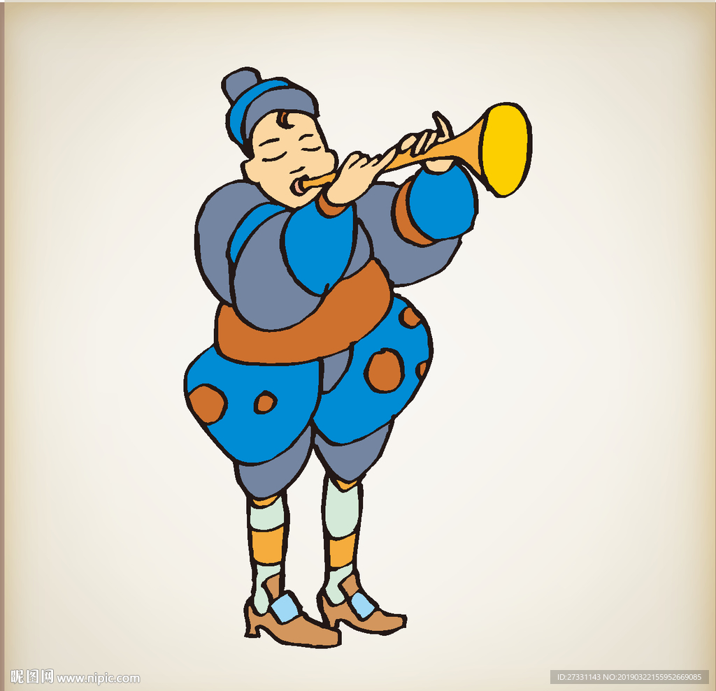 音乐 舞蹈 插画 乐器 壁画