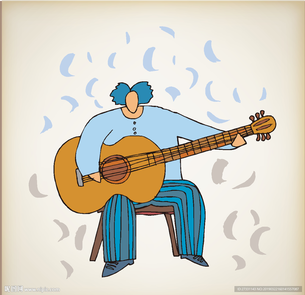 音乐 舞蹈 插画 乐器 壁画