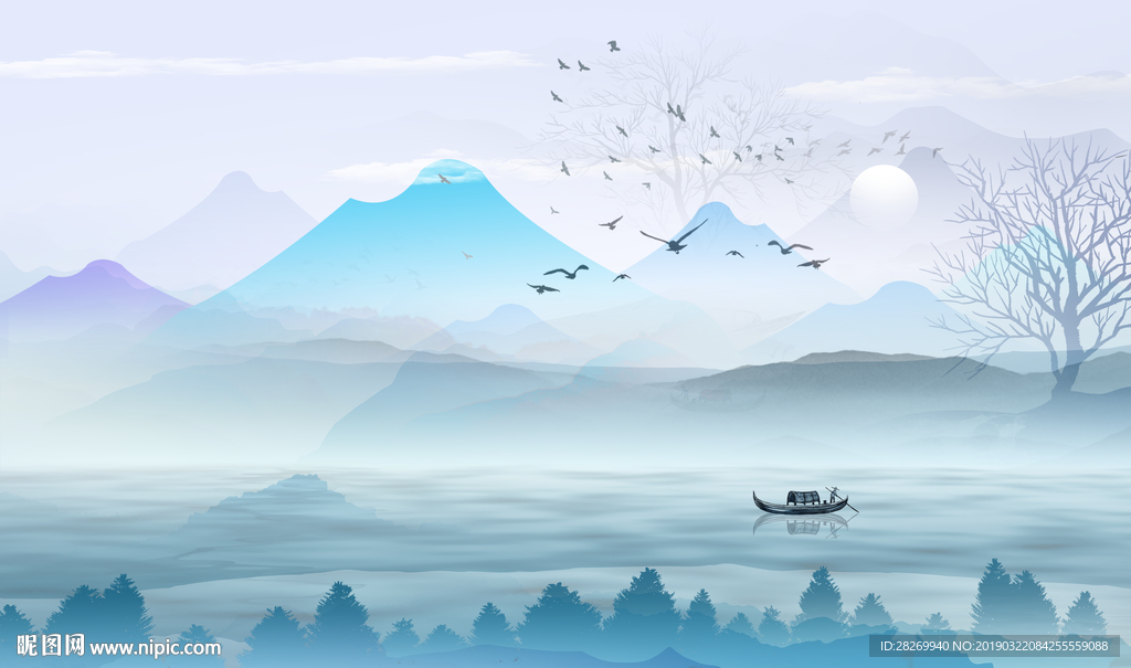 山水装饰画