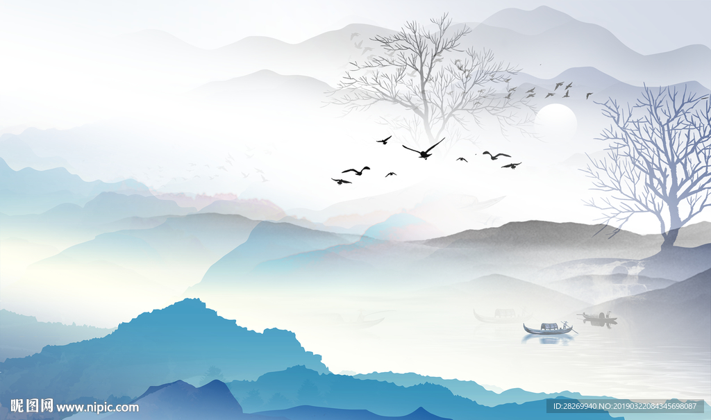 山水装饰画