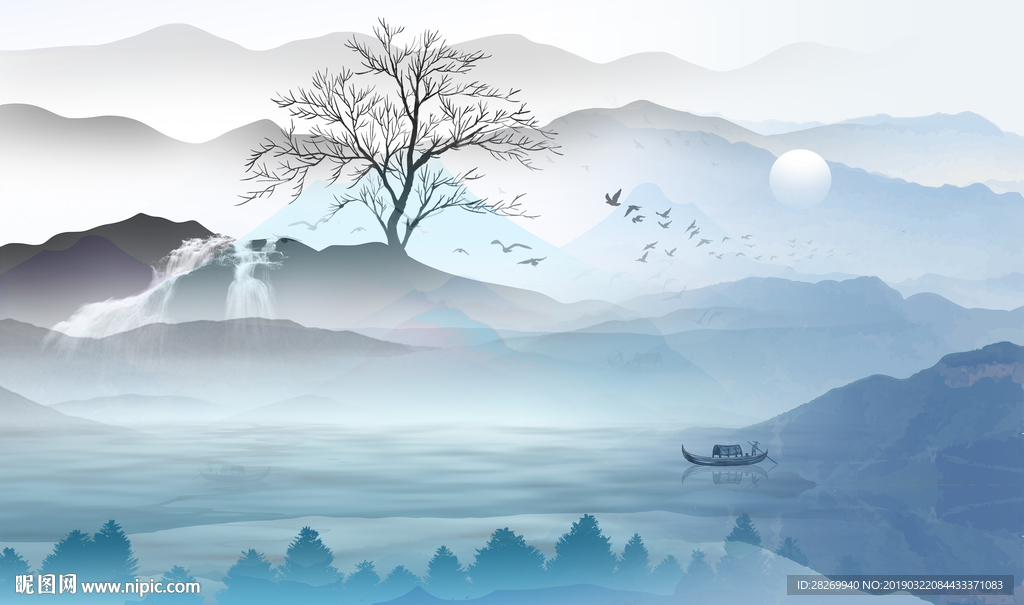 山水装饰画
