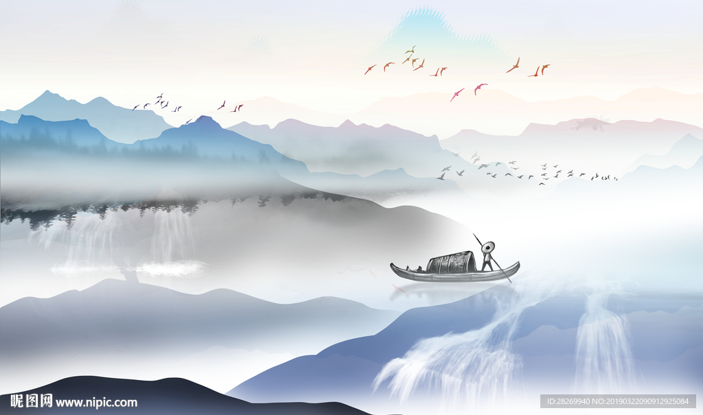 新中式水墨画