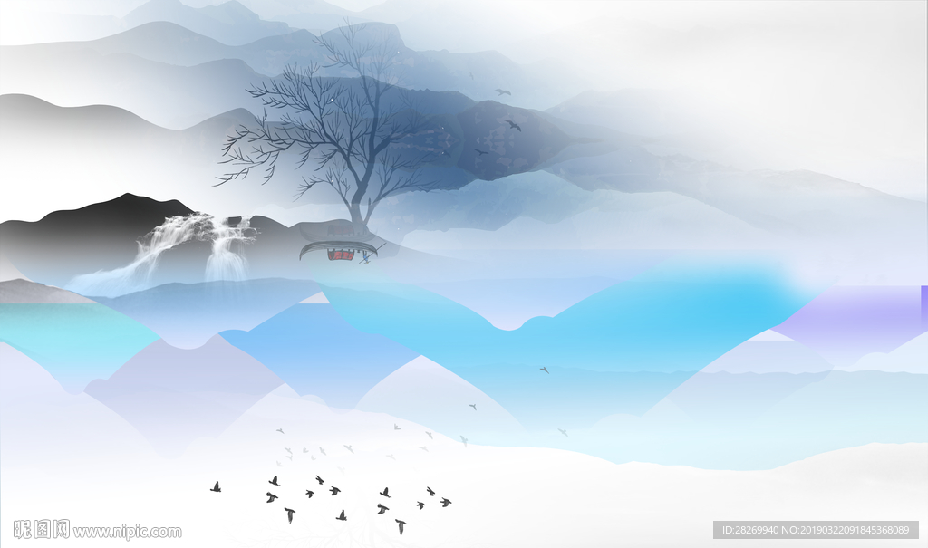 山水装饰画