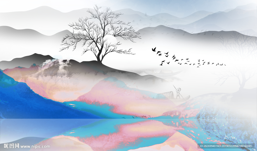 水墨画