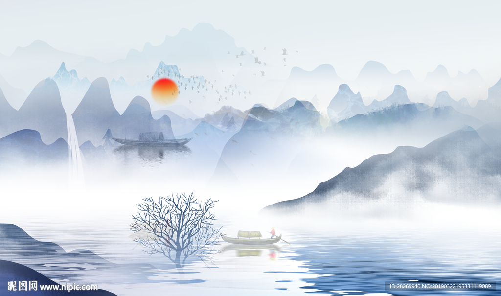 新中式无框