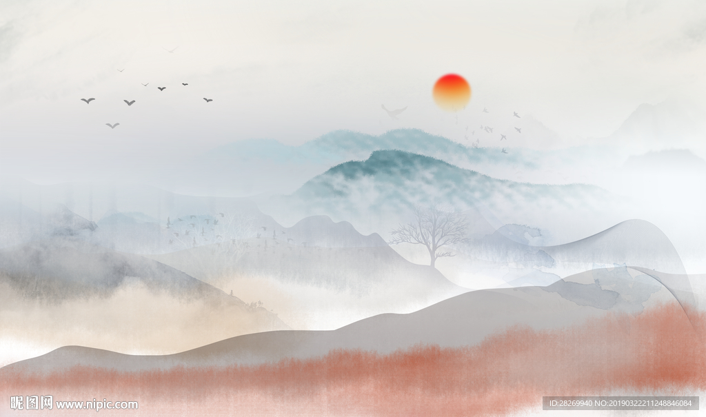 创意水墨画