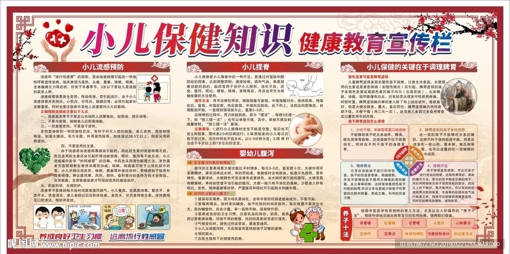 小儿保健知识宣传栏