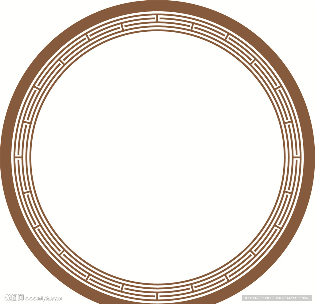 圓形回紋設計圖__邊框相框_底紋邊框_設計圖庫_暱圖網nipic.com