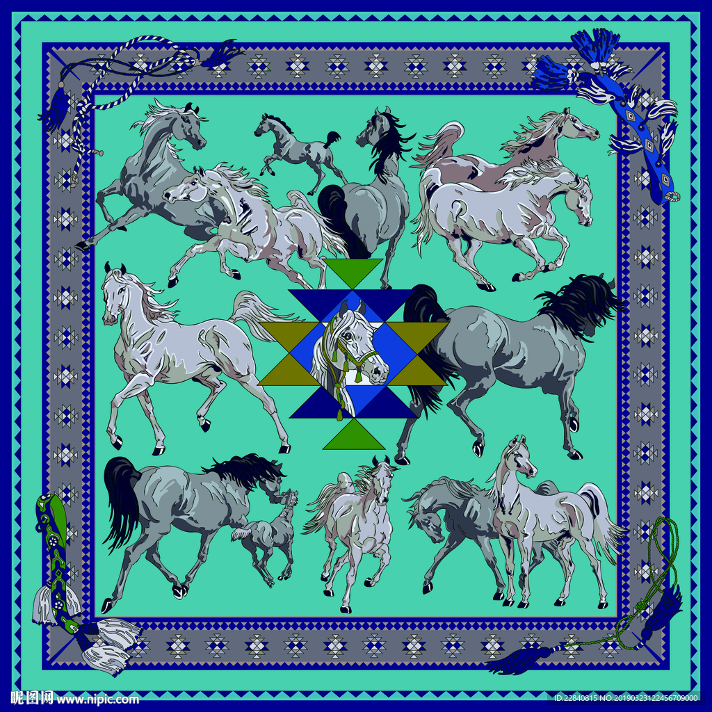 方巾 丝巾 围巾