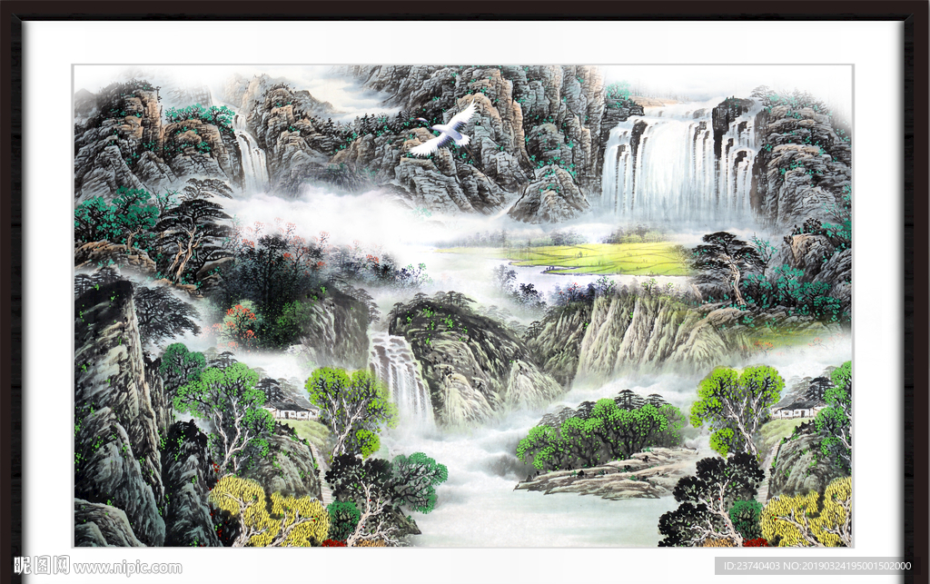 巨幅山水画