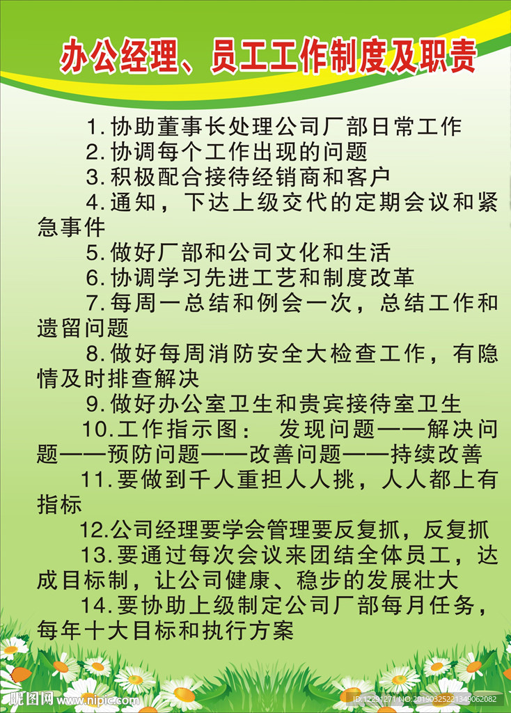 工作规章制度