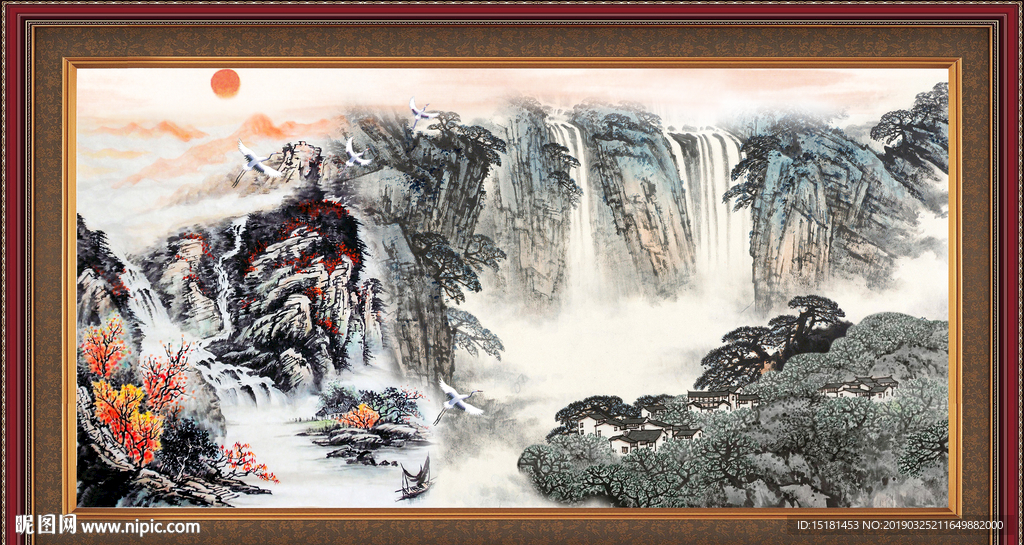 山水风景图