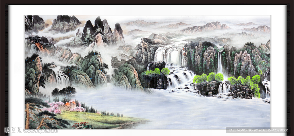 巨幅山水画