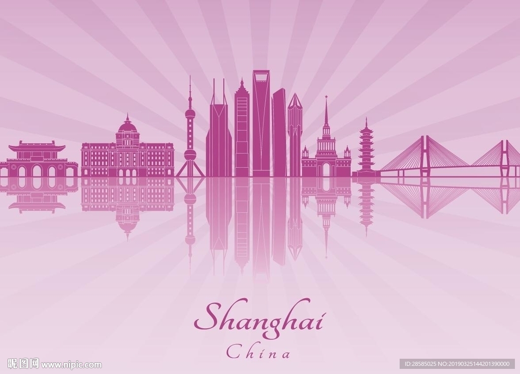 上海城市矢量图