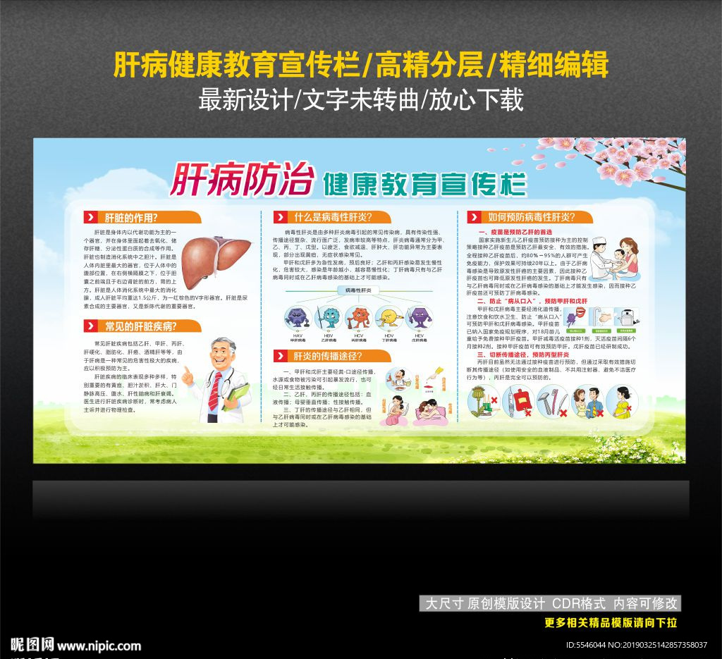 肝病宣传栏