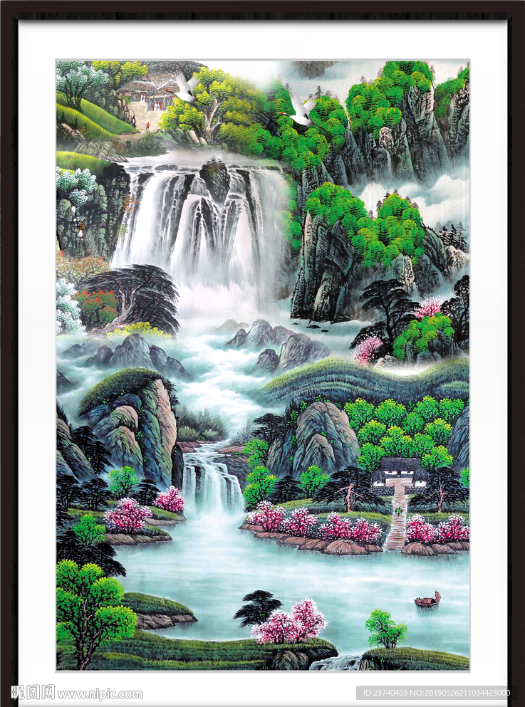 巨幅山水画