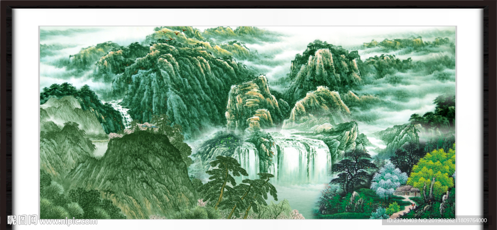 巨幅山水画