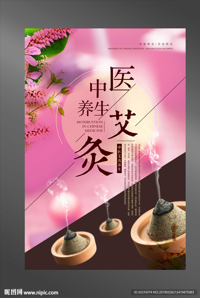 艾灸海报
