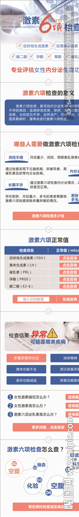 性激素六项 百度营销页面