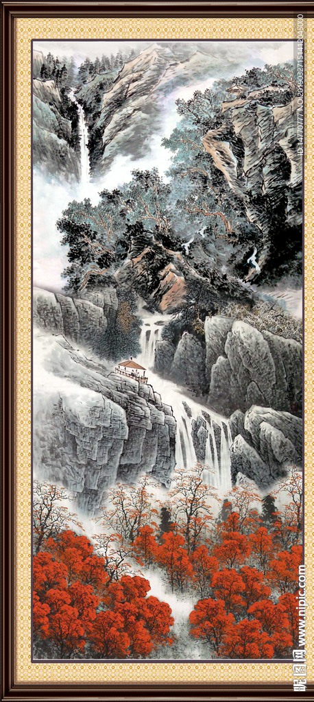 巨幅山水画